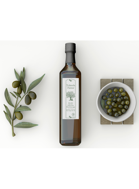Yolanda Farms®  Olive Oil Memecik Erken Hasat Zeytinyağı 1 Litre 0.5 asit - Filtresiz